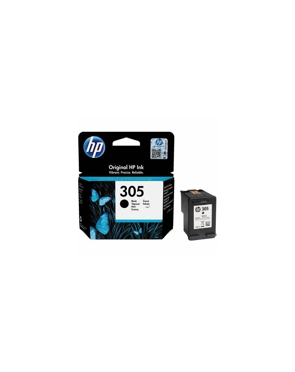 HP 305 Cartouche d'encre noire authentique (3YM61AE) pour HP DeskJet 2