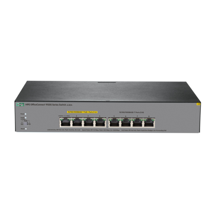 SWITCH HPE OFFICECONNECT 1920S 8G PPoE+ 65 W Smart Managed (JL383A)