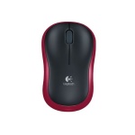 SOURIS LOGITECH SANS FIL M185 ROUGE