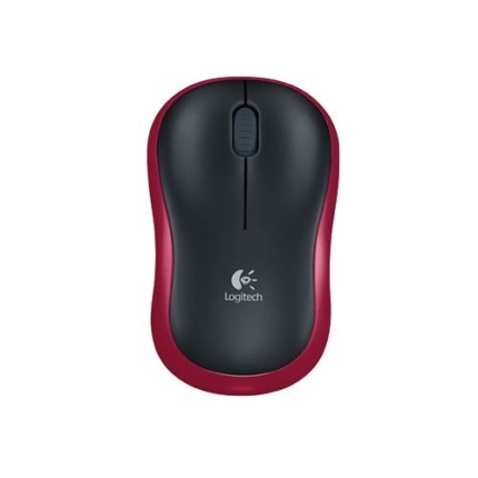 SOURIS LOGITECH SANS FIL M185 ROUGE