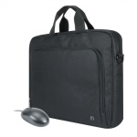 Mobilis Bundle SACOCHE TOPLOADING 14-16'' THE ONE BASIC + SOURIS