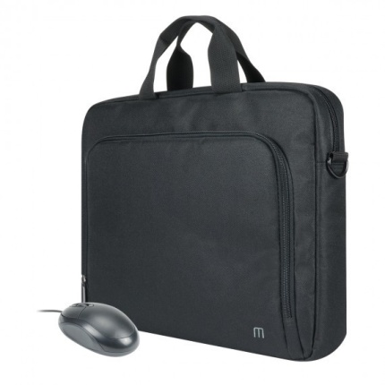 Mobilis Bundle SACOCHE TOPLOADING 14-16'' THE ONE BASIC + SOURIS