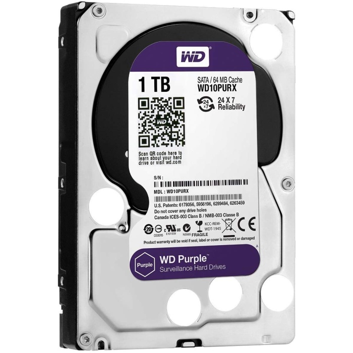 DISQUE DUR INTERNE WESTERN DIGITAL 3.5” 1TO (Hikvision)