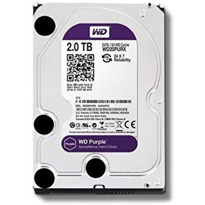 DISQUE DUR INTERNE WESTERN DIGITAL 3.5” 2TO (Hikvision)