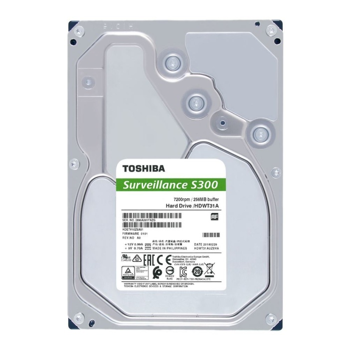 DISQUE DUR DE SURVEILLANCE TOSHIBA S300 SATA 3.5” 10TO