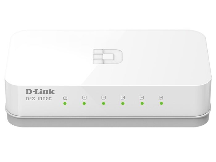 SWITCH DLINK UNMANAGED 8 PORTS 10/100 MBPS DES-1005C/E