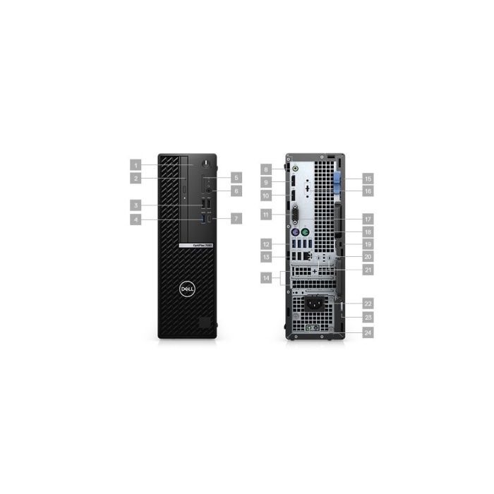 ORDINATEUR DE BUREAU DELL OPTIPLEX 7080 MINI TOUR I7