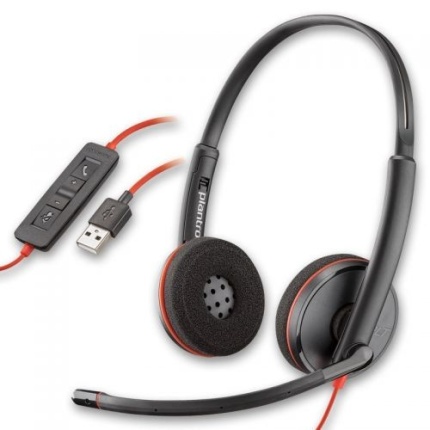CASQUE PLANTRONICS BLACKWIRE,C3220 USB-A (209745-20)