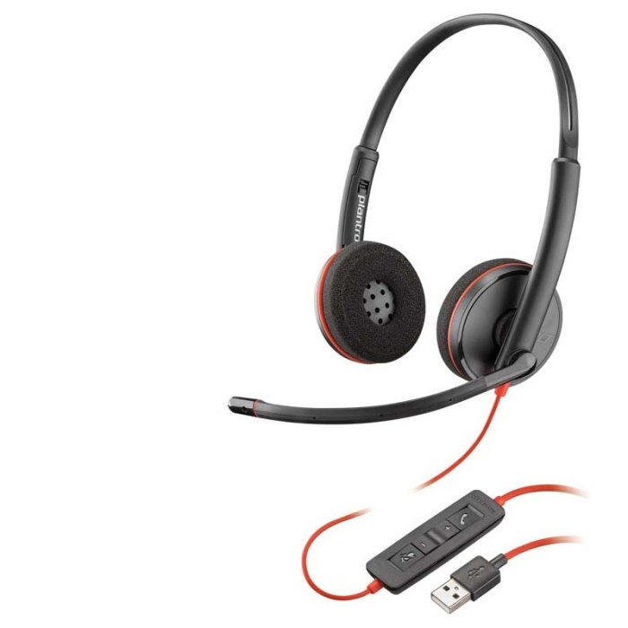 CASQUE PLANTRONICS BLACKWIRE,C3220 USB-A (209745-20)