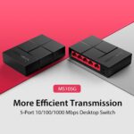 Switch MERCUSYS 5 ports 10/100/1000 Mbps (MS105G)