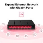 Switch MERCUSYS 8 ports 10/100/1000 Mbps (MS108G)
