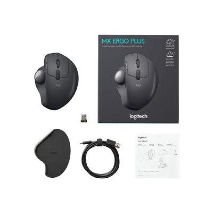 Logitech MX Ergo souris Droitier RF sans fil + Bluetooth Trackball 440 DPI (910-005179)
