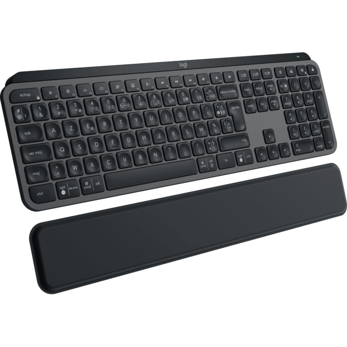 Clavier sans fil Logitech MX Keys Plus avec repose-poignets - AZERTY (920-009406)