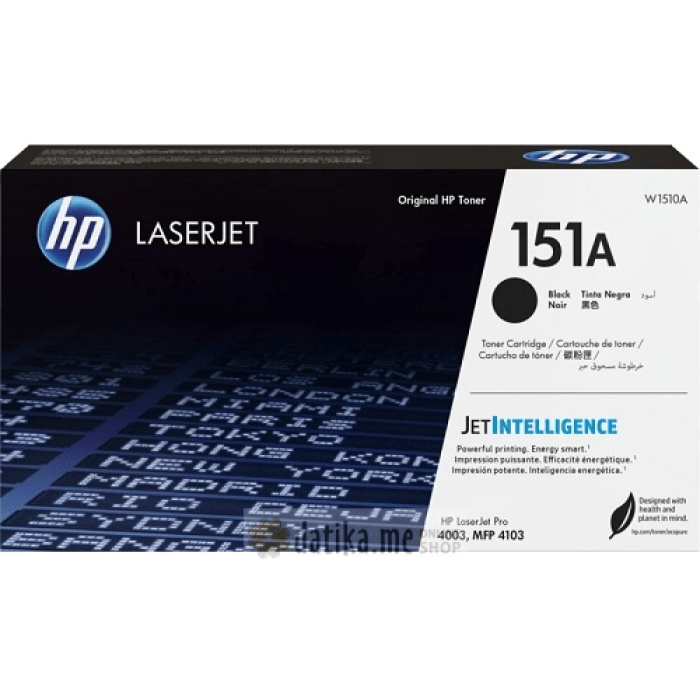 Toner HP LaserJet d'origine 151A Noir - (W1510A)