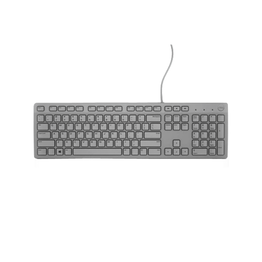 580-ADHF Dell Clavier filaire KB216 Français (AZERTY) - Gris (580-ADHF) – Image 1