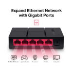 Switch MERCUSYS 5 ports 10/100/1000 Mbps (MS105G)