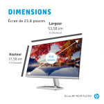 Moniteur Écran HP M24F  FHD23.8" (2D9K0AS) – Image 10