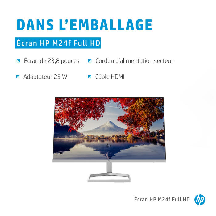 Moniteur Écran HP M24F  FHD23.8" (2D9K0AS) – Image 11
