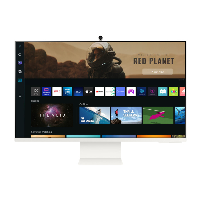 Moniteur Écran SAMSUNG 32" PLAT SMART Série 8 UHD (LS32BM801UMXZN) – Image 1