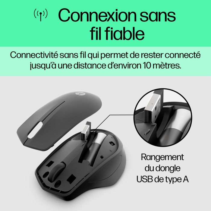 Souris sans fil HP 280 - Silent (19U64AA) – Image 8