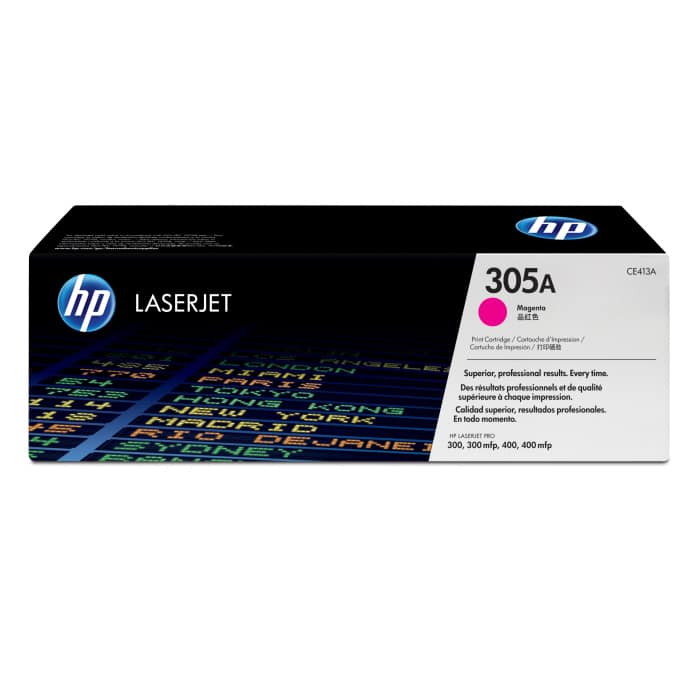 HP 305A Magenta - Toner HP LaserJet d'origine (CE413A) – Image 1