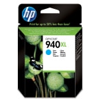 HP 940XL Cyan - Cartouche d'encre grande capacité HP d'origine (C4907AE)