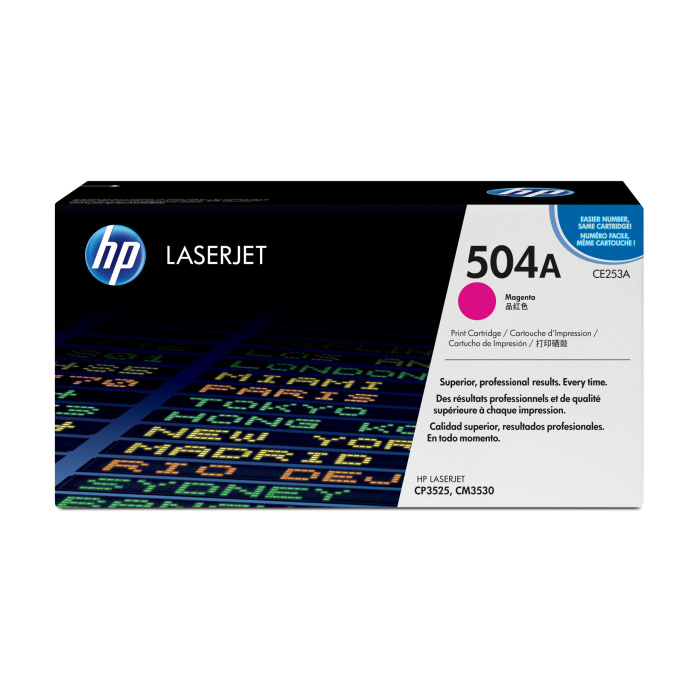 HP 504A Magenta  - Toner HP LaserJet d'origine (CE253A) – Image 1