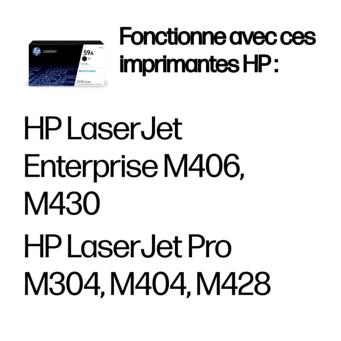 TONER HP 59A LASERJET - Noir (CF259A) – Image 3