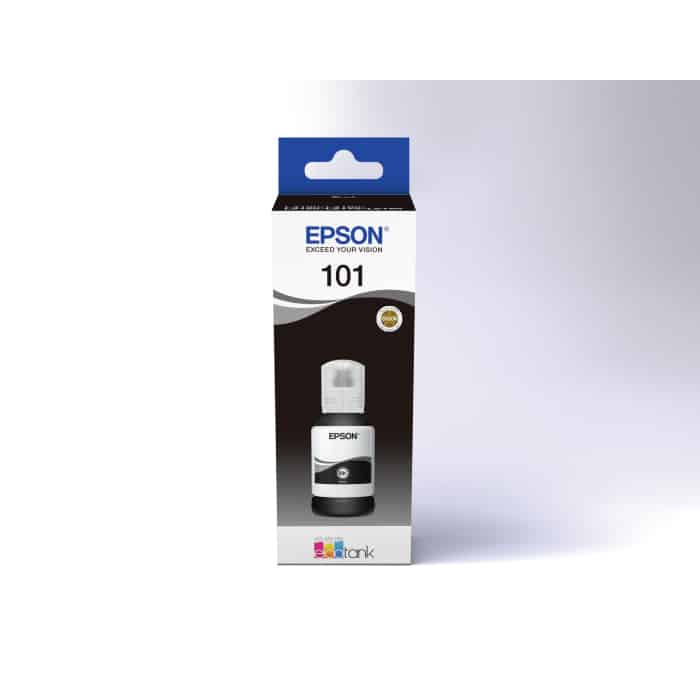 Epson 101 Noir - Bouteille d'encre Epson EcoTank d'origine (C13T03V14A) – Image 3