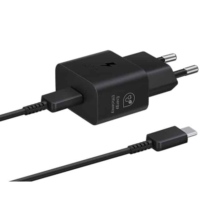 Chargeur Samsung Type-C 25 W + câble USB Type-C à Type-C (3A/1m) (EP-T2510XBEGWW) – Image 5