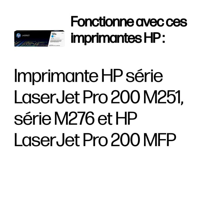 HP 131A Cyan - Toner HP LaserJet d'origine (CF211A) – Image 2