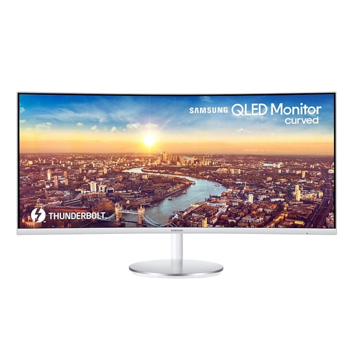 Moniteur Écran SAMSUNG 34" incurvé Série 7 QLED UW-QHD (LC34J791WTMXZN) – Image 2
