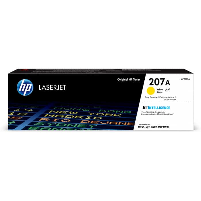 HP 207A - Toner LaserJet YELLOW authentique (W2212A) – Image 2
