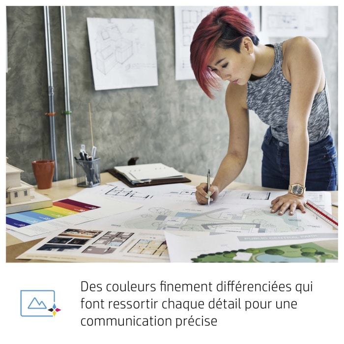 HP 711 Noir - Cartouche d'encre HP d'origine (CZ133A) – Image 9