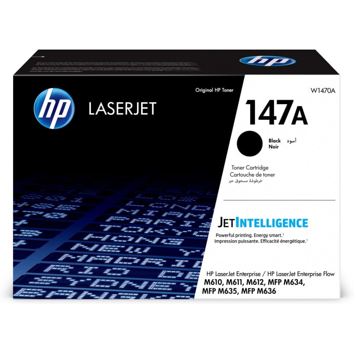 Cartouche de toner HP 147A LaserJet - Noir (W1470A) – Image 2