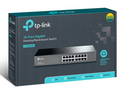 SWITCH TP-LINK GIGABIT 16-PORTS RACKABLE (TL-SG1016D) – Image 5