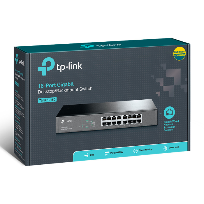 SWITCH TP-LINK GIGABIT 16-PORTS RACKABLE (TL-SG1016D) – Image 5