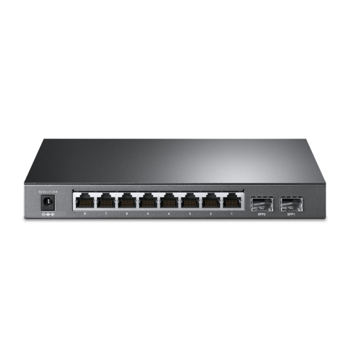 SWITCH TP-LINK JETSTREAM 8 PORTS GIGABIT SMART PoE+ AVEC 2 PORTS SFP (TL-SG2210P) – Image 4