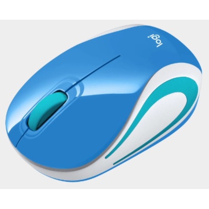 Souris Logitech sans fil ultra portable M187 (Mini Mouse) - ( 910 002733) Bleu – Image 2