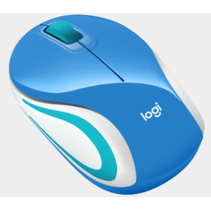 Souris Logitech sans fil ultra portable M187 (Mini Mouse) - ( 910 002733) Bleu – Image 3