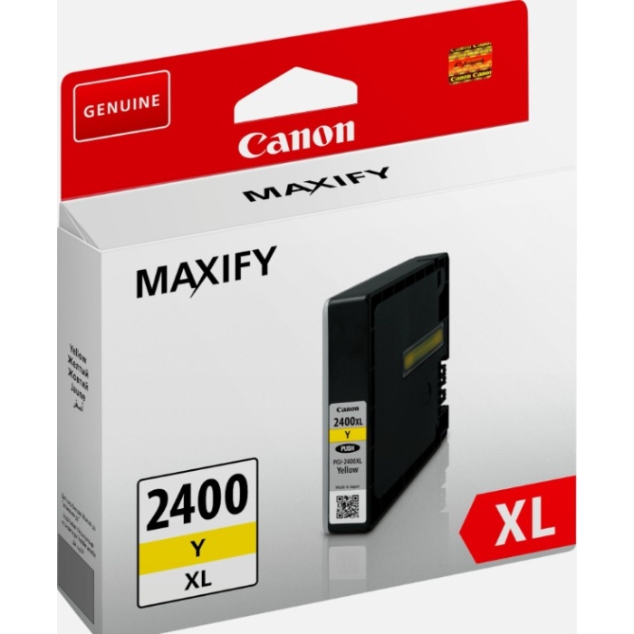 Cartouche Canon PGI-2400XL Jaune (9276B001AA) – Image 1