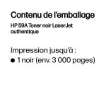 TONER HP 59A LASERJET - Noir (CF259A) – Image 4
