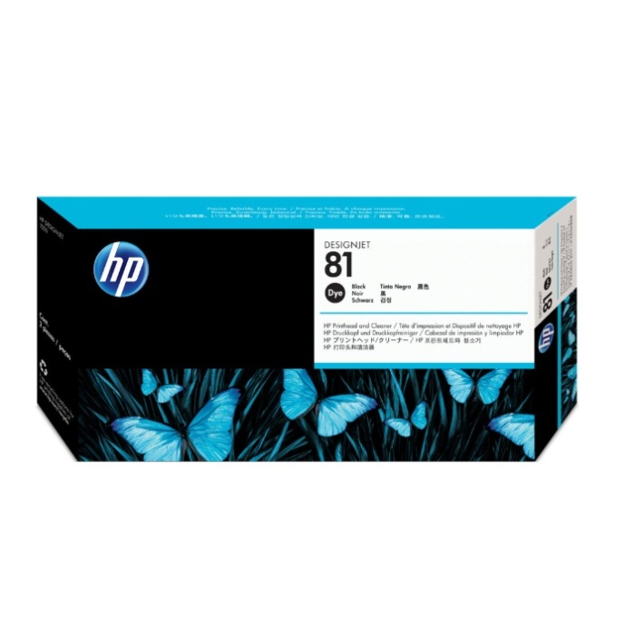 Cartouche d’Encre HP 81 Noir 680 ml pour Traceurs Design Jet 5000/5500 (C4950A) – Image 1