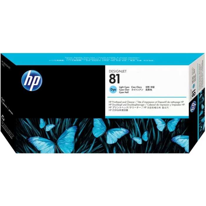 CARTOUCHE HP 81 LIGHT CYAN (C4954A) – Image 1
