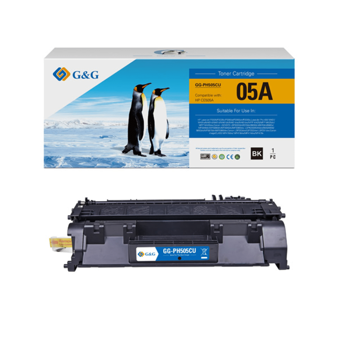 CE505A-G&G G&G Toner Penguin Premium 05A - Noir (CE505A-G&G) – Image 1