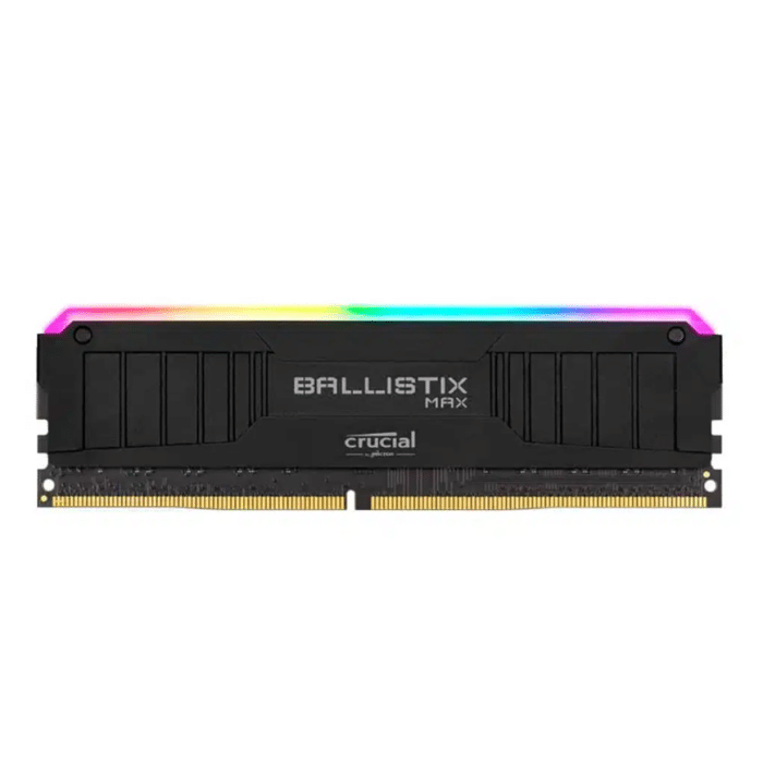 Barrette mémoire RAM Ballistix Black RGB DDR4 8 Go 3200 MHz (BALISTIX8G3200M-RGB) – Image 1