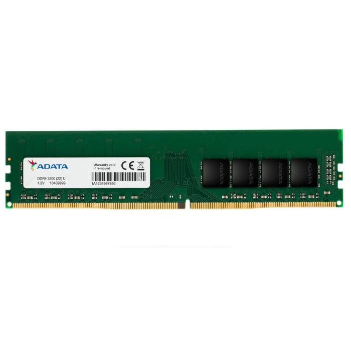Barrette mémoire ADATA U-DIMM 8GB DDR4 3200 MHz - PC bureau (AD4U32008G22-SGN) – Image 1