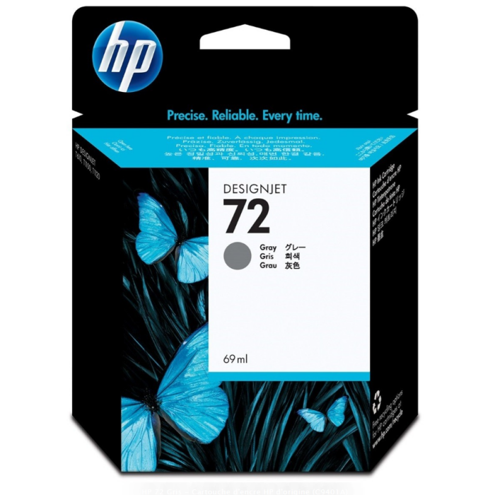 HP 72 Gris - Cartouche d'encre HP d'origine (C9401A) – Image 1