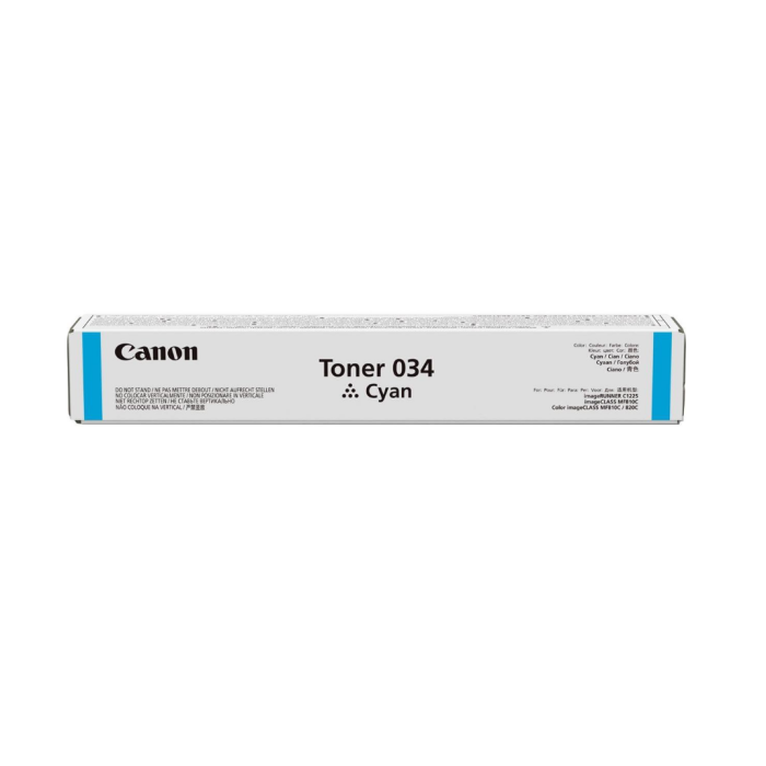 Canon 034 Cyan - Toner Canon d'origine (9453B001AA) – Image 1