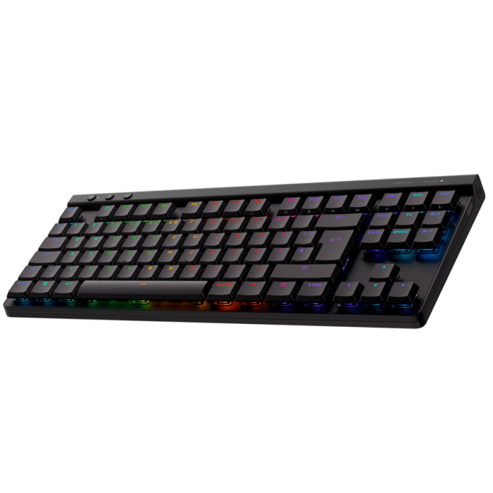 Logitech G G515 TKL Lightspeed Noir Clavier Sans Fil gamer Bluetooth RGB -Tactile Version (920-012546) – Image 3